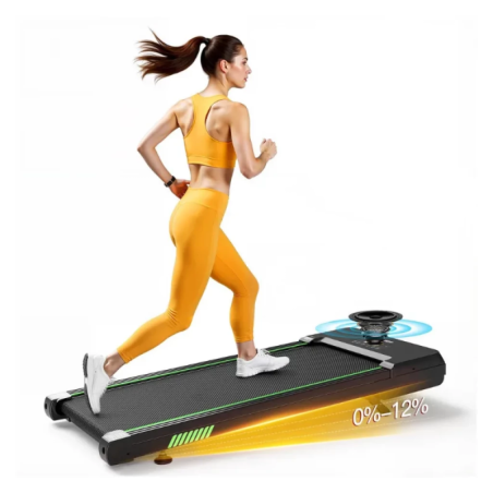 Akluer TW140L Inclinaison automatique de 12 % 6,4km/h 2,5HP app télécommande Tapis de course pliable