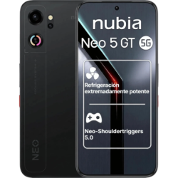 Nubia Neo 5 GT 5G 12GB/256GB Noir 6,8 pouces AMOLED 144Hz 50MP 6210mAh 80W NFC