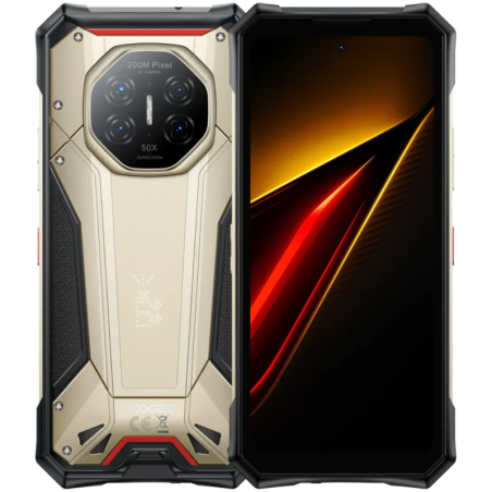Doogee S300 Pro 16GB/512GB Or Rugged IP68/IP69K 6,78 pouces IPS 120Hz 200MP 11000mAh 120W