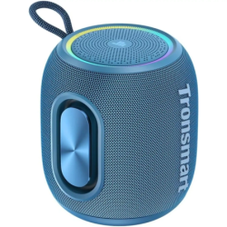 Tronsmart T8 Mini Bleu 16W 20h IPX7 mains libres lumières RGB entrée AUX Enceinte Bluetooth 5.3