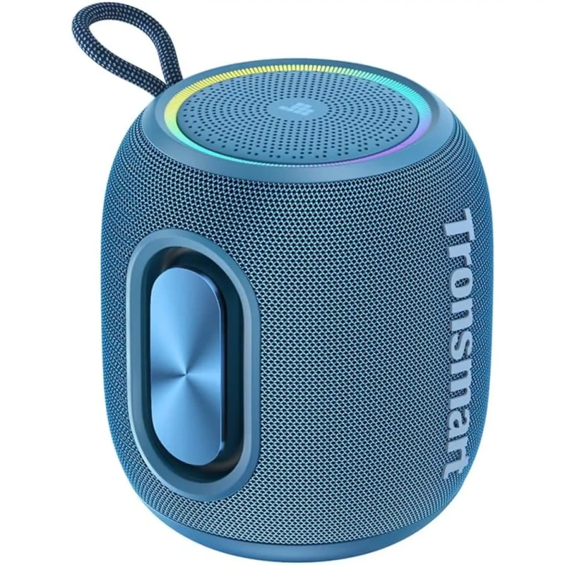 Tronsmart T8 Mini Bleu 16W 20h IPX7 mains libres lumières RGB entrée AUX Enceinte Bluetooth 5.3