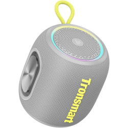 Tronsmart T8 Mini Gris 16W 20h IPX7 mains libres lumières RGB entrée AUX Enceinte Bluetooth 5.3