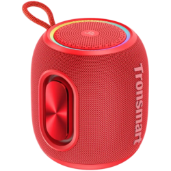 Tronsmart T8 Mini Rouge 16W 20h IPX7 mains libres lumières RGB entrée AUX Enceinte Bluetooth 5.3