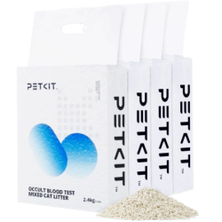 PETKIT PKCL08 avec Particules pour la détection de Sang Occulte (Pack x4) Litière pour chats