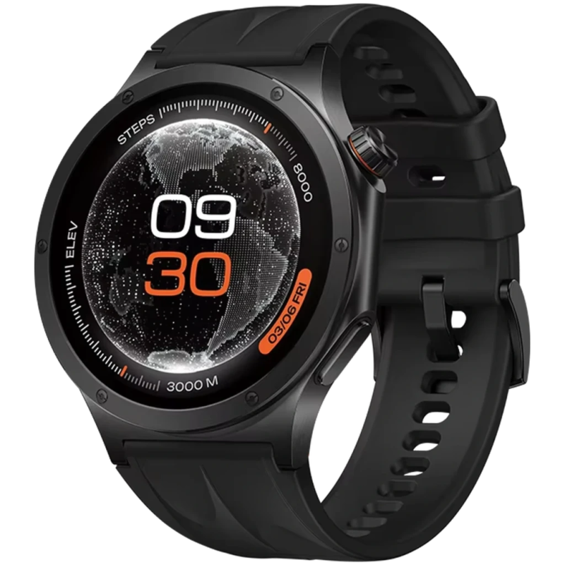 OnePlus Watch 4 Noir 1,5 pouces AMOLED GPS NFC 15 jours 5ATM IP69
