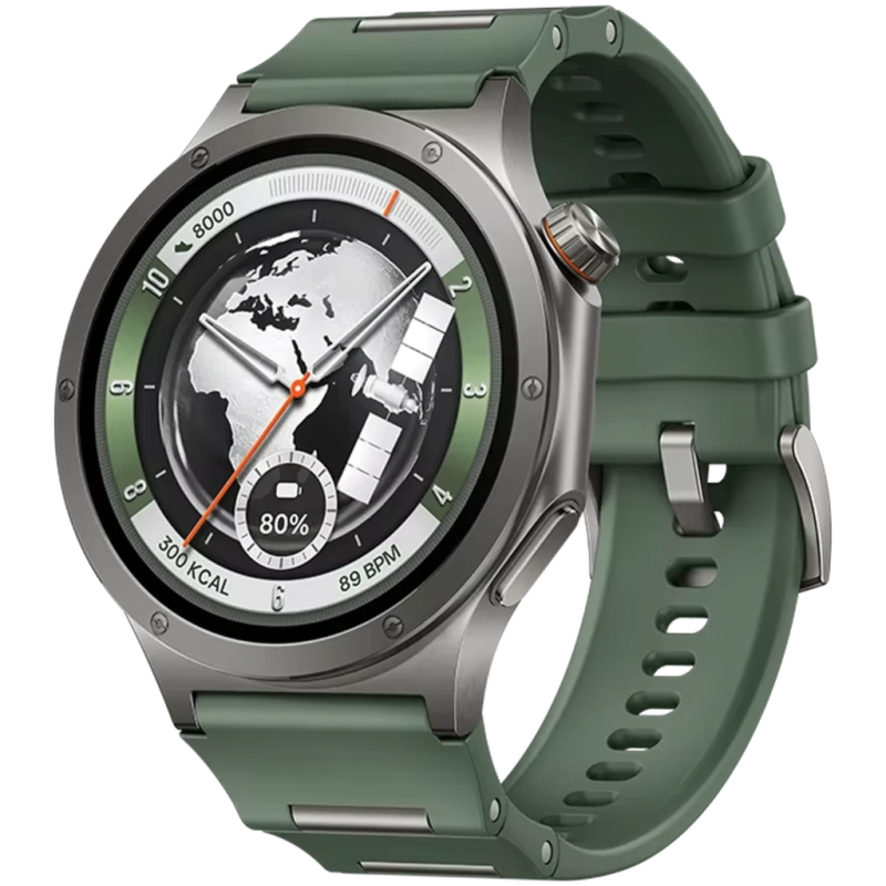 OnePlus Watch 4 47 mm Titane Vert 1,5 pouces AMOLED GPS 16 jours +100 sports 5ATM IP69