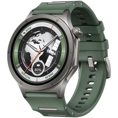 OnePlus Watch 4 47 mm Titane Vert 1,5 pouces AMOLED GPS 16 jours +100 sports 5ATM IP69