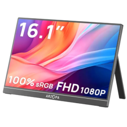 Arzopa Z1C 16,1 pouces Full HD IPS 60Hz Écran portable
