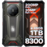 Doogee S300 Plus 12GB/1TB Gris Rugged avec vision nocturne IP68/IP69K 6,72 pouces IPS 120Hz 100MP 10100mAh 33W NFC