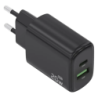 Aisens GaN A110-0910 20 W USB-C + USB-A Noir - Chargeur mural