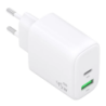 Aisens GaN A110-0971 45 W USB-C + USB-A Blanc - Chargeur mural
