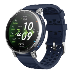 Amazfit Active 3 Premium Bleu Atlas 1,32 pouces AMOLED GPS NFC 12 jours +100 sports 5ATM Smartwatch