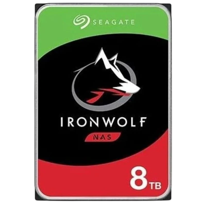 Seagate IronWolf NAS 8TB SATA III 3,5 pouces 7200rpm Disque dur