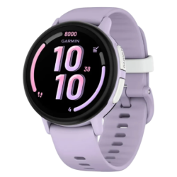 Garmin Bounce 2 Lilas 1,2 pouces AMOLED Appels Bluetooth 2 jours 5ATM Smartwatch pour enfants