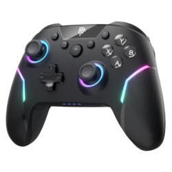 EasySMX X20 Blanc avec Boutons Mécaniques pour PC, Switch et Smartphone (Android et iOS) 1000mAh Manette de jeu