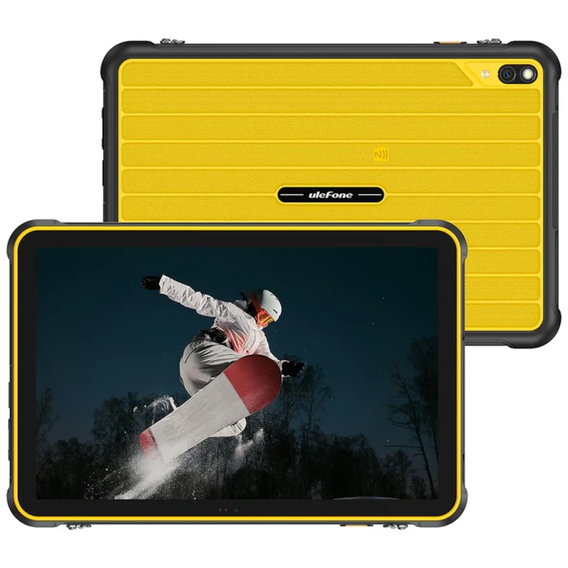 Ulefone RugKing Pad 2 Pro 4G 8GB/128GB Jaune Rugged IP68/IP69K 10,1 pouces IPS 48MP 10200mAh