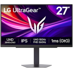 LG UltraGear 27G810A-B 27" Dual-Mode 4K 180Hz / FHD 360Hz Fast IPS 1ms - Monitor Gaming