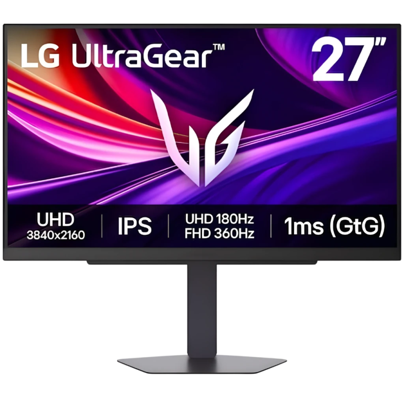 LG UltraGear 27G810A-B 27" Dual-Mode 4K 180Hz / FHD 360Hz Fast IPS 1ms - Monitor Gaming