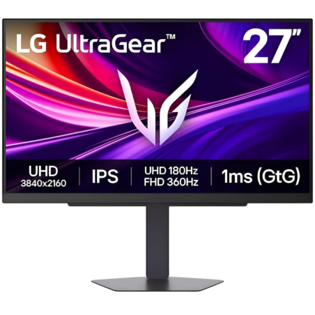 LG UltraGear 27G810A-B 27" Dual-Mode 4K 180Hz / FHD 360Hz Fast IPS 1ms - Monitor Gaming