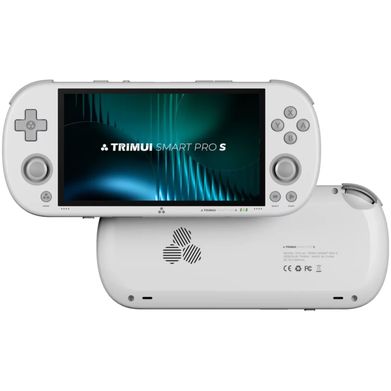 Trimui Smart Pro S TG5050 (sans carte SD) Blanc - Console rétro