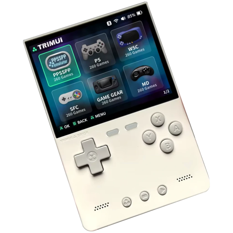Trimui Brick (sans carte SD) Blanc - Console rétro