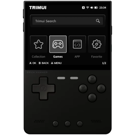 Trimui Brick Hammer Metal (sans carte SD) Noir - Console rétro