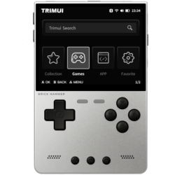 Trimui Brick Hammer Metal (sans carte SD) Argent - Console rétro