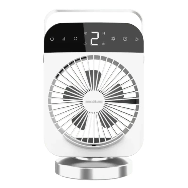 Cecotec EnergySilence 600 DeskChill Smart Rotate 10W 4 vitesses minuterie 8h oscillant Climatiseur de bureau