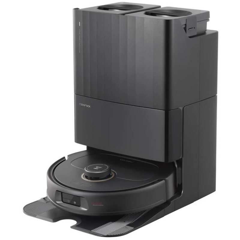 Roborock Qrevo MaxV Noir 7000Pa LiDAR lave-sols autonettoyage 180 min 5200mAh Robot aspirateur
