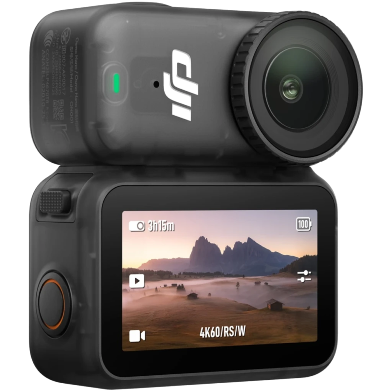DJI Osmo Nano 128GB 4K RockSteady 3.0 WiFi Caméra sport