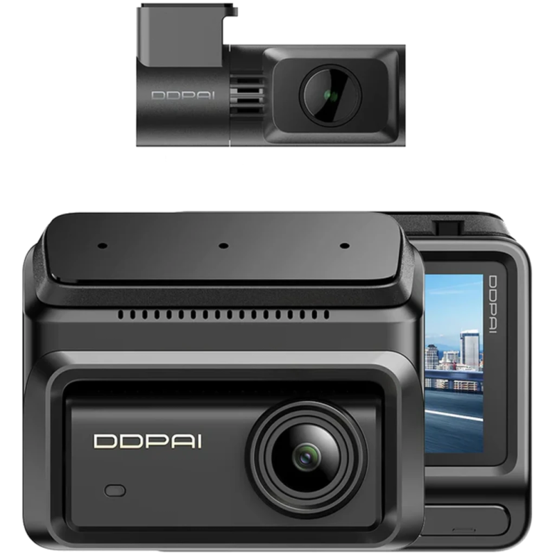 DDPAI Z90 2CH 4G 4K 64GB Système D²save WiFi 3 pouces supercondensateur Dashcam