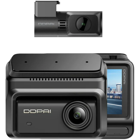 DDPAI Z90 2CH 4G 4K 64GB Système D²save WiFi 3 pouces supercondensateur Dashcam