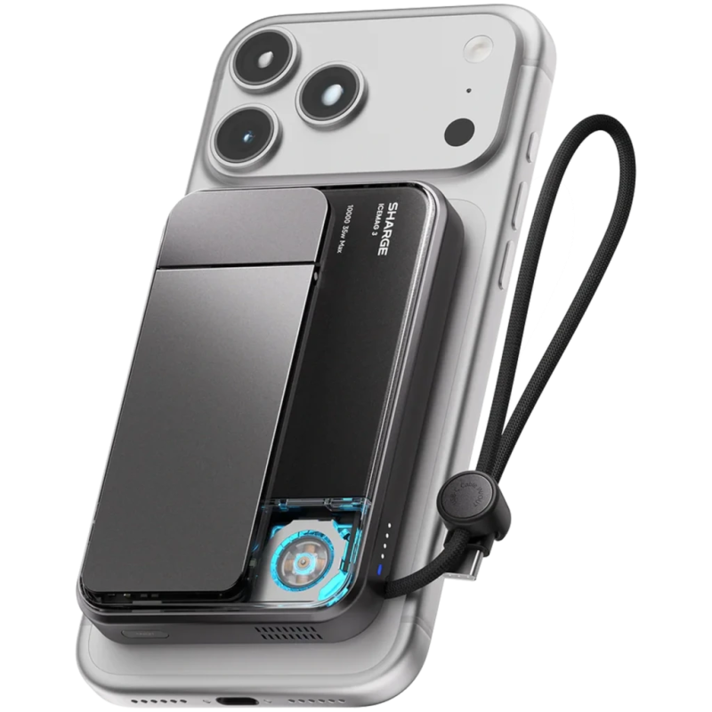 Sharge ICEMAG 3 Blanc 10000mAh 25W Qi2 Power Bank