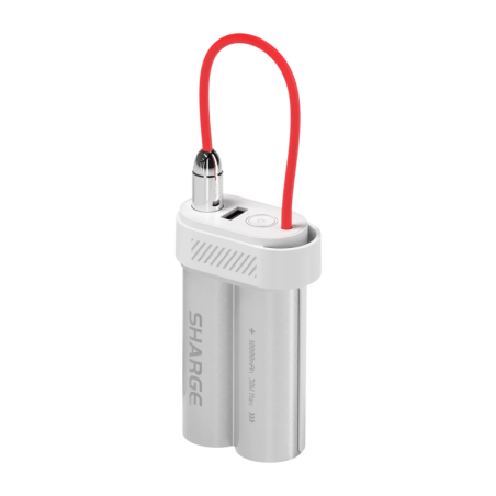 Sharge Pouch Mini avec câble intégré 10000mAh 30W USB-C Power Bank