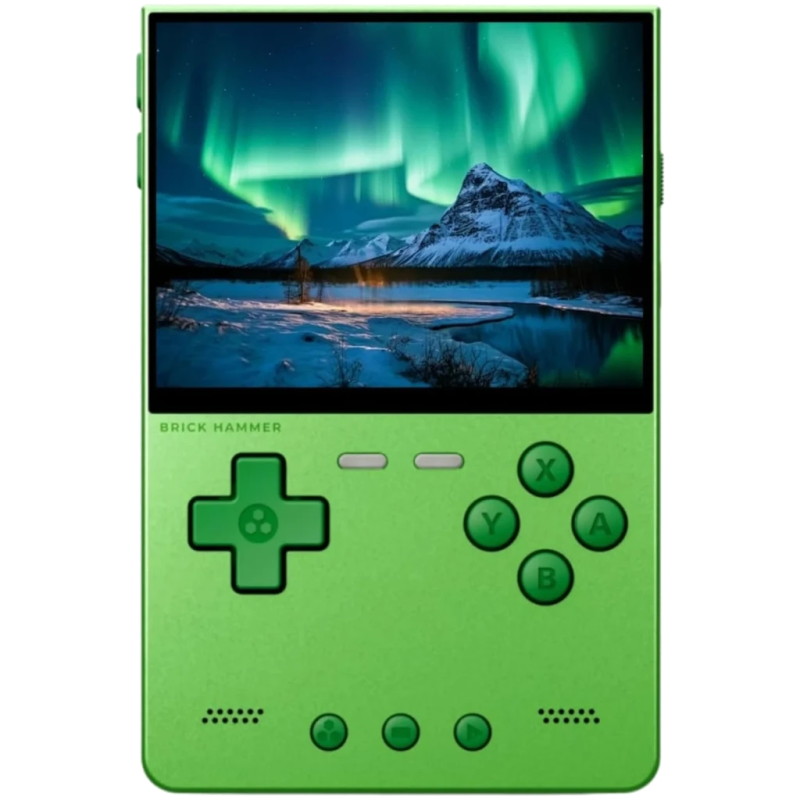 Trimui Brick Hammer Metal (sans carte SD) Vert - Console rétro