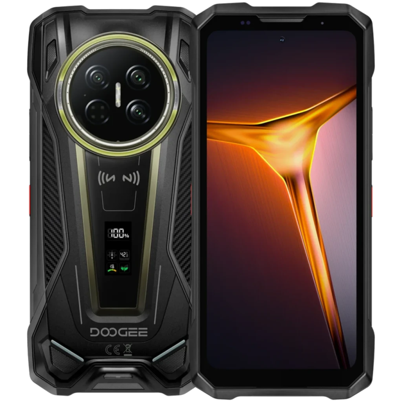 Doogee V Max 2 5G 16GB/512GB Noir IP68 IPS 120Hz 200MP 22000mAh NFC