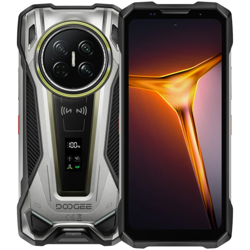 Doogee V Max 2 5G 16GB/512GB Argent IP68 IPS 120Hz 200MP 22000mAh NFC