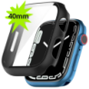 Coque PC + Verre Trempé Apple Watch 40mm - Compatible avec Apple Watch 4/5/6/SE Noir