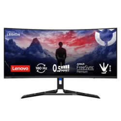 Lenovo Legion R34w-30 34 pouces 2K VA 180Hz 5ms FreeSync Premium incurvé UltraWide Écran