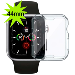 Coque en silicone Apple Watch 44mm - Compatible avec Apple Watch 4/5/6/SE