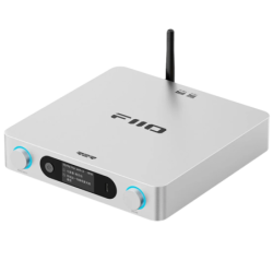 FiiO BR15 R2R DAC Hi-Res Symétrique XLR RCA Argent 1,47 pouces Récepteur Bluetooth
