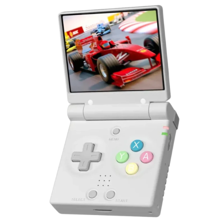 Miyoo Mini Flip Blanc 64 Go WiFi - Console rétro portable