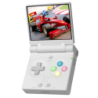 Miyoo Mini Flip Blanc 64 Go WiFi - Console rétro portable