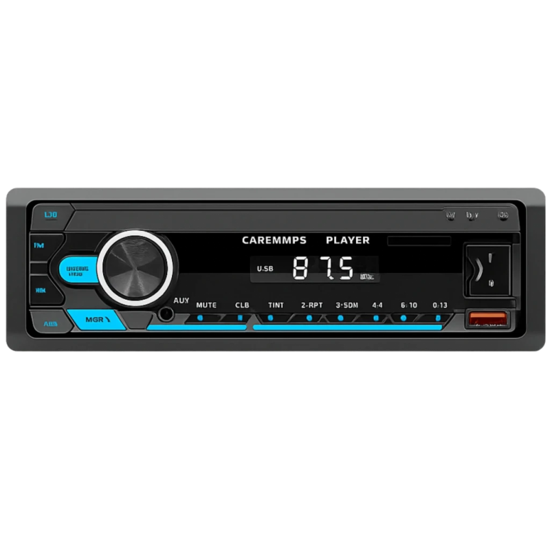 SWM M12 1 DIN Bluetooth FM Radio Voiture Noir Autoradio