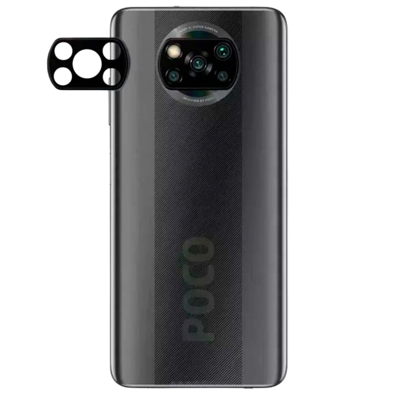 Film protection caméra Xiaomi POCO X3 NFC / POCO X3 Pro Noir