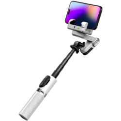 AOCHUAN Smart M1 Pro Blanc 1000mAh suivi IA Gimbal pliable