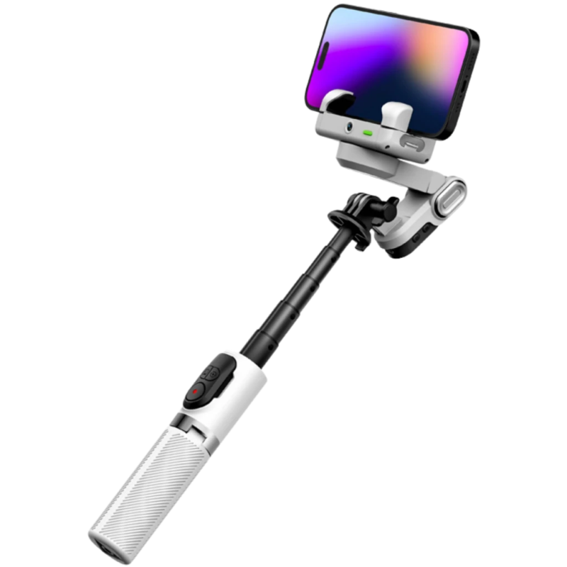AOCHUAN Smart M1 Pro Blanc 1000mAh suivi IA Gimbal pliable
