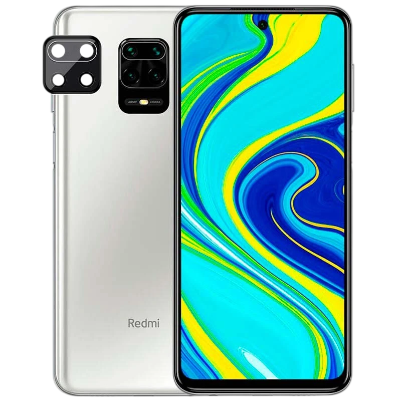 Film protection caméra Xiaomi Redmi Note 9S / Note 9 Pro Noir
