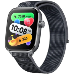 Mibro Watch Fit Noir 1,75 pouces AMOLED GPS Appels Bluetooth 8 jours +100 sports 5ATM