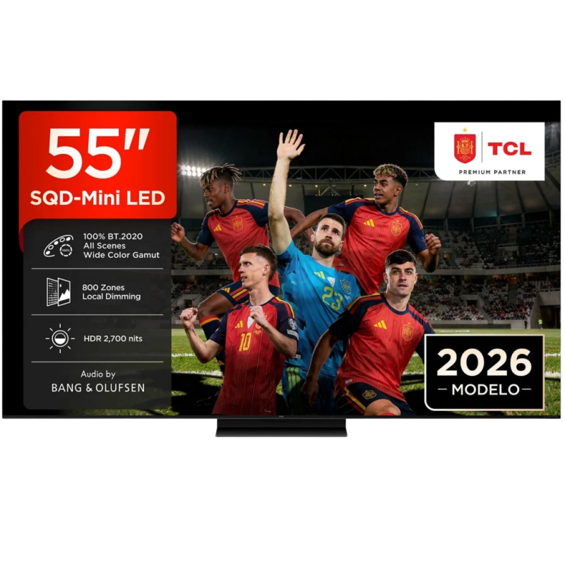 TCL 55C7L 55 pouces 4K QD-Mini LED 144Hz Dolby Vision HDR10+ Google TV